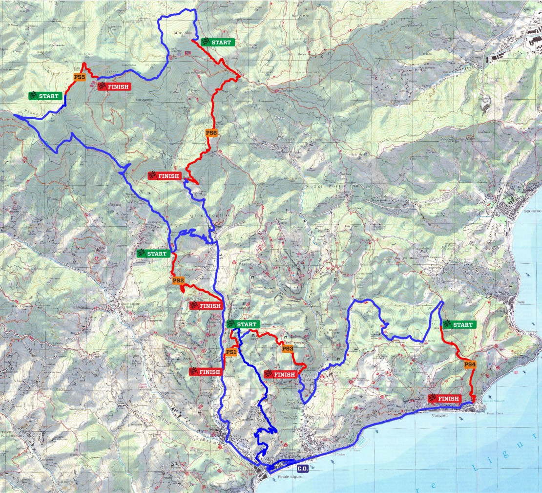 The course map is a challenge for all riders to complete.