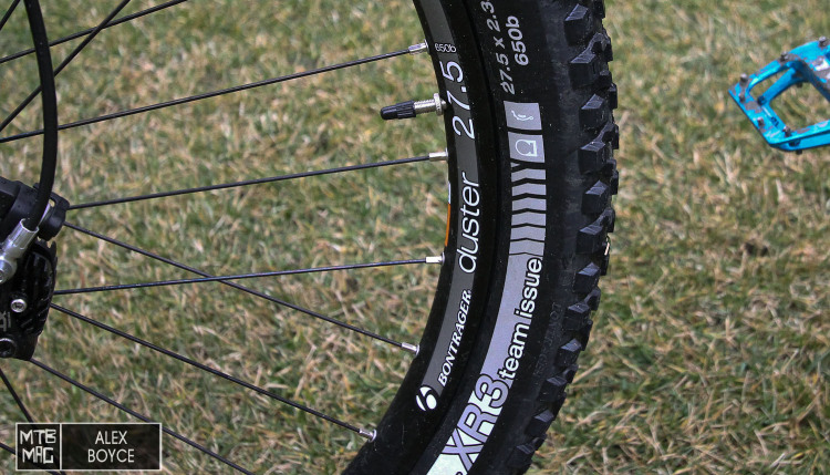 The use of lighter weight tyres shows the ride is aimed at fun rather than extreme.
