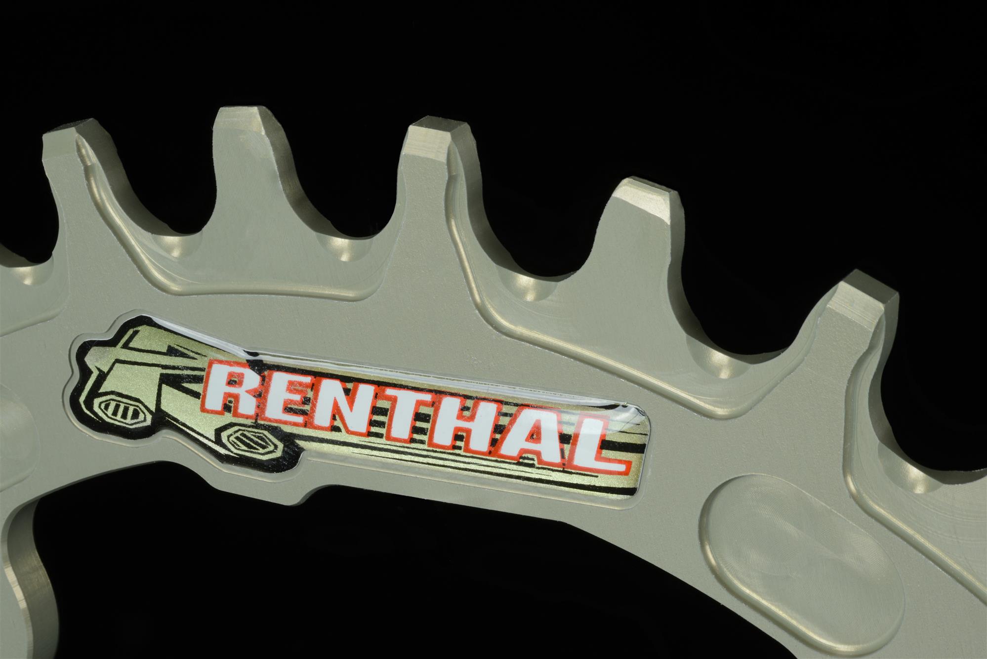 New tooth profile for Renthal drive rings.