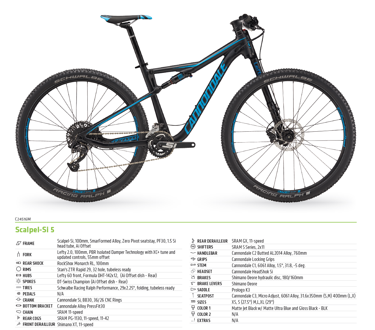 cannondale scalpel si 5 2017