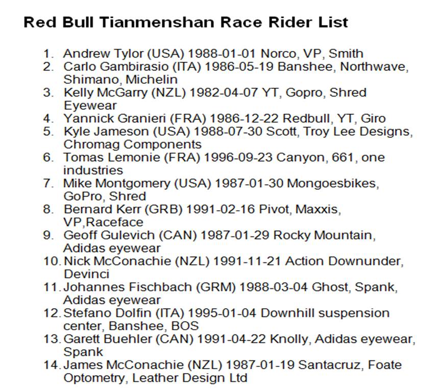 StartList
