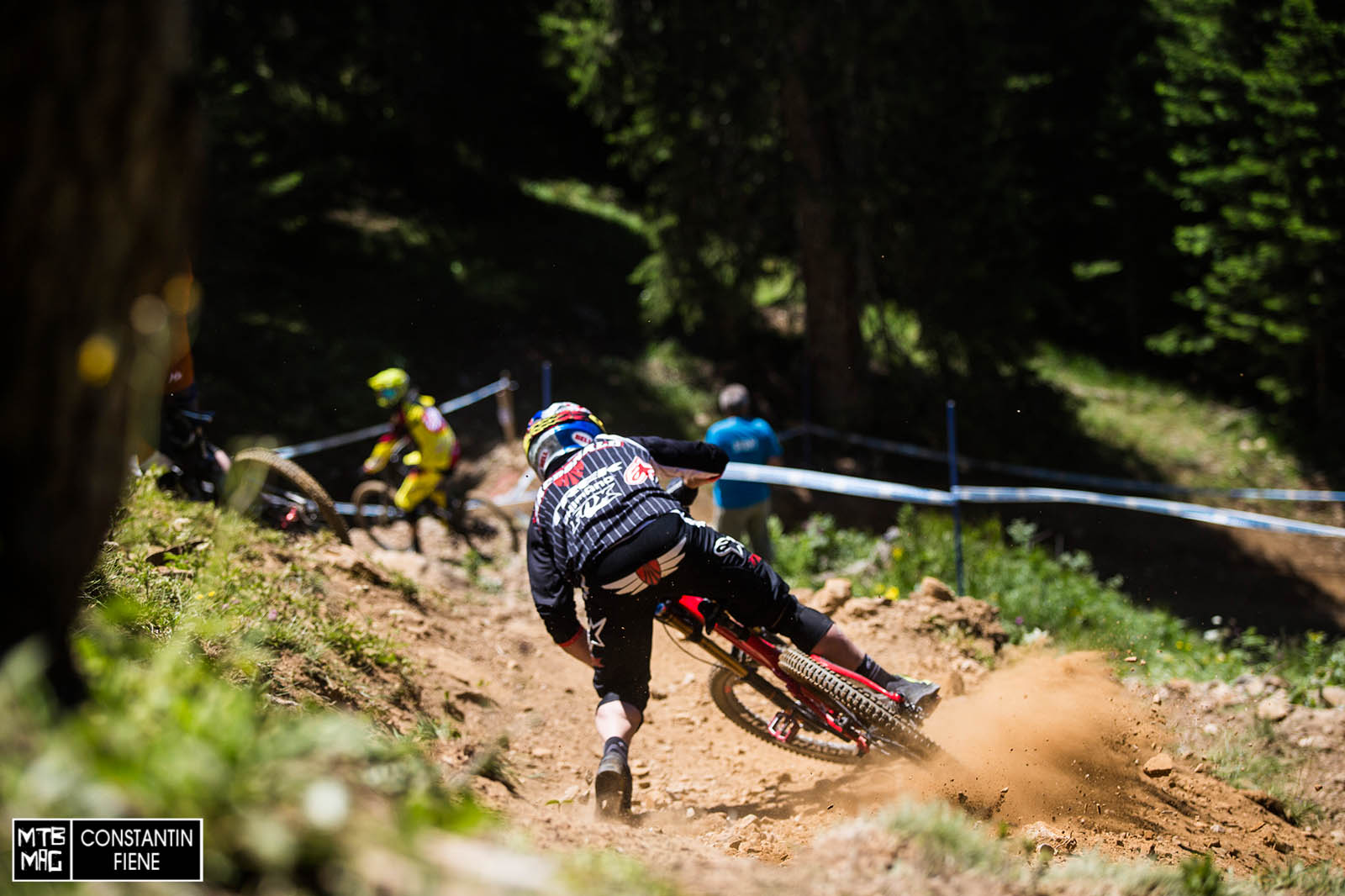 Brook MacDonald is loving the fast, loose, dusty track.