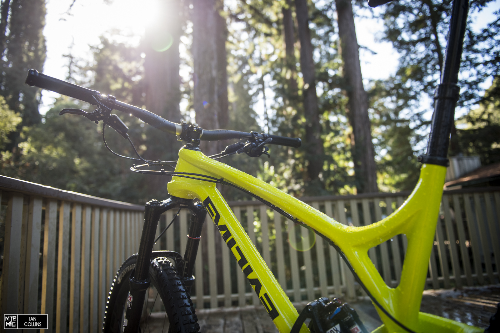 Dreamy view. If you look closely, you'll notice there are no bottle cage mounts. So far, this is our only gripe with the bike. There may be some sort of logical explanation so stay tuned and we'll discuss it in our full review.