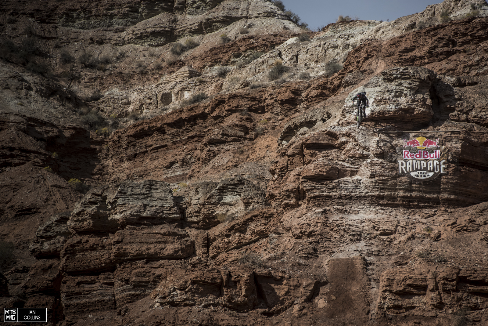 This photo does it no justice. One of the gnarliest lines on the moutain. James Doerfling greased it with a busted and gashed open hand. We're bummed he didn't score higher.